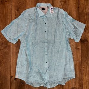 Rochester - 1XLT - casual button down short sleeve shirt. New with tag.
